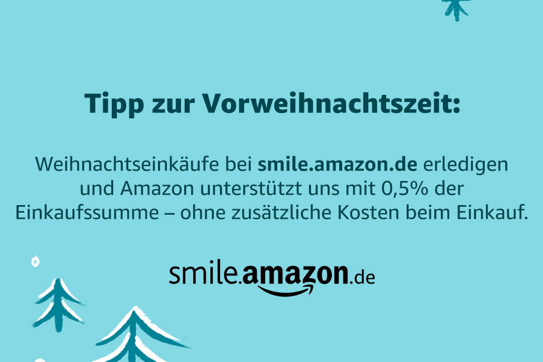Mit dem Wohltätigkeitsprogramm Amazon Smile können Sie shoppen und gleichzeitig spenden.