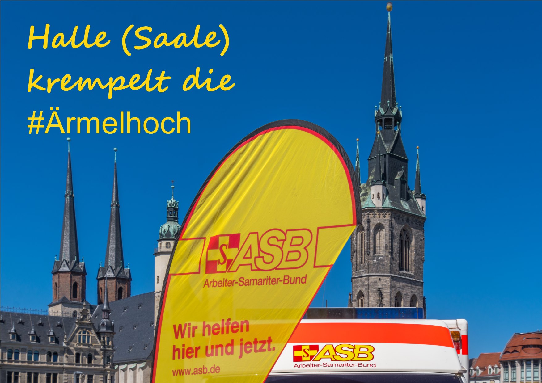 Halle (Saale) krempelt die #Ärmelhoch