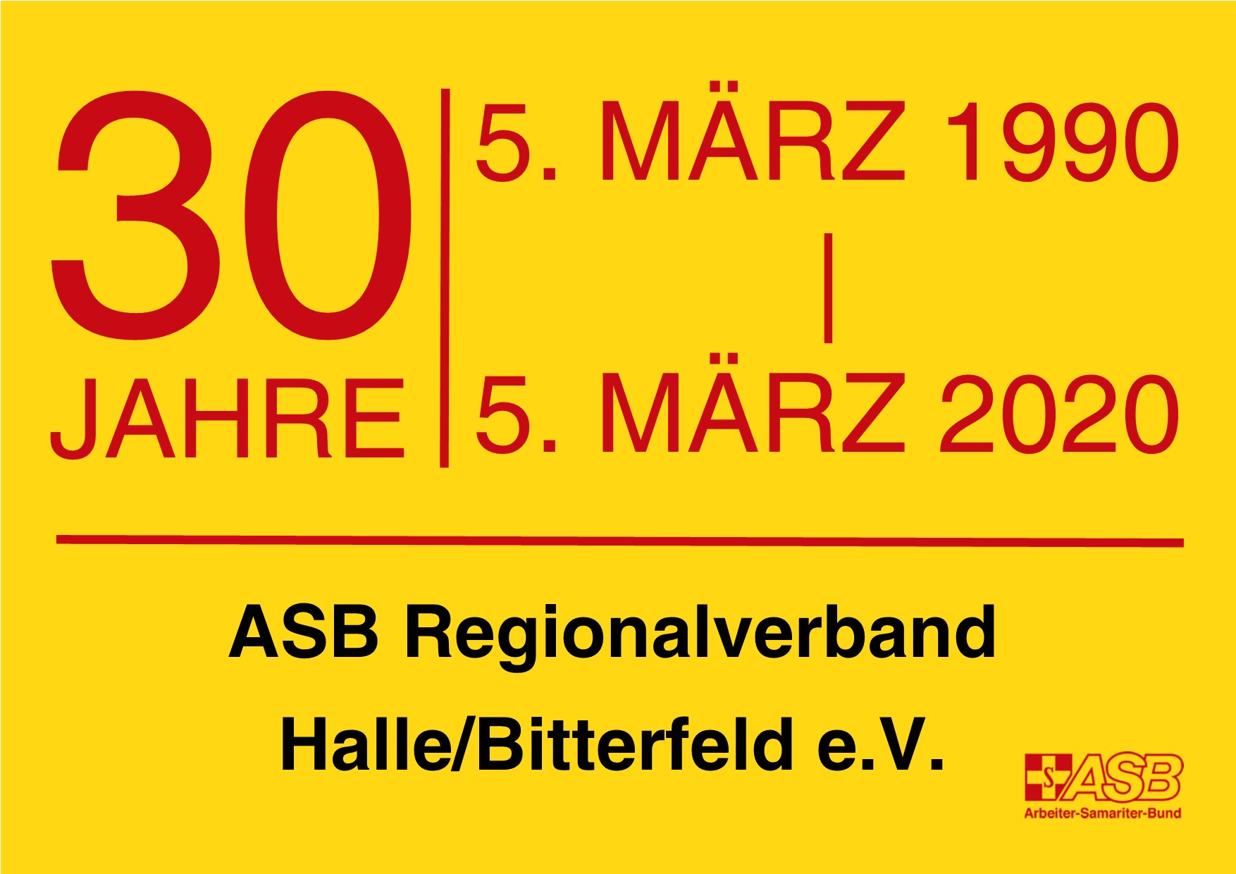 30 Jahre ASB RV Halle/Bitterfeld e.V. 